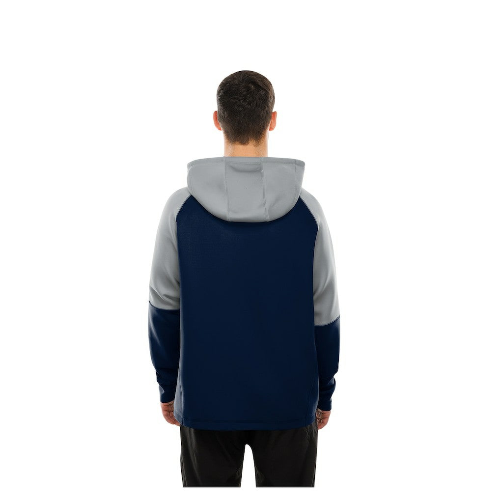 Dallas Cowboys New Era Combine Authentic Color Block Raglan Pullover Hoodie
