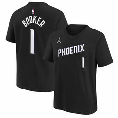 Devin Booker Phoenix Suns Jordan Brand Youth Statement Edition Name & Number T-Shirt Discount