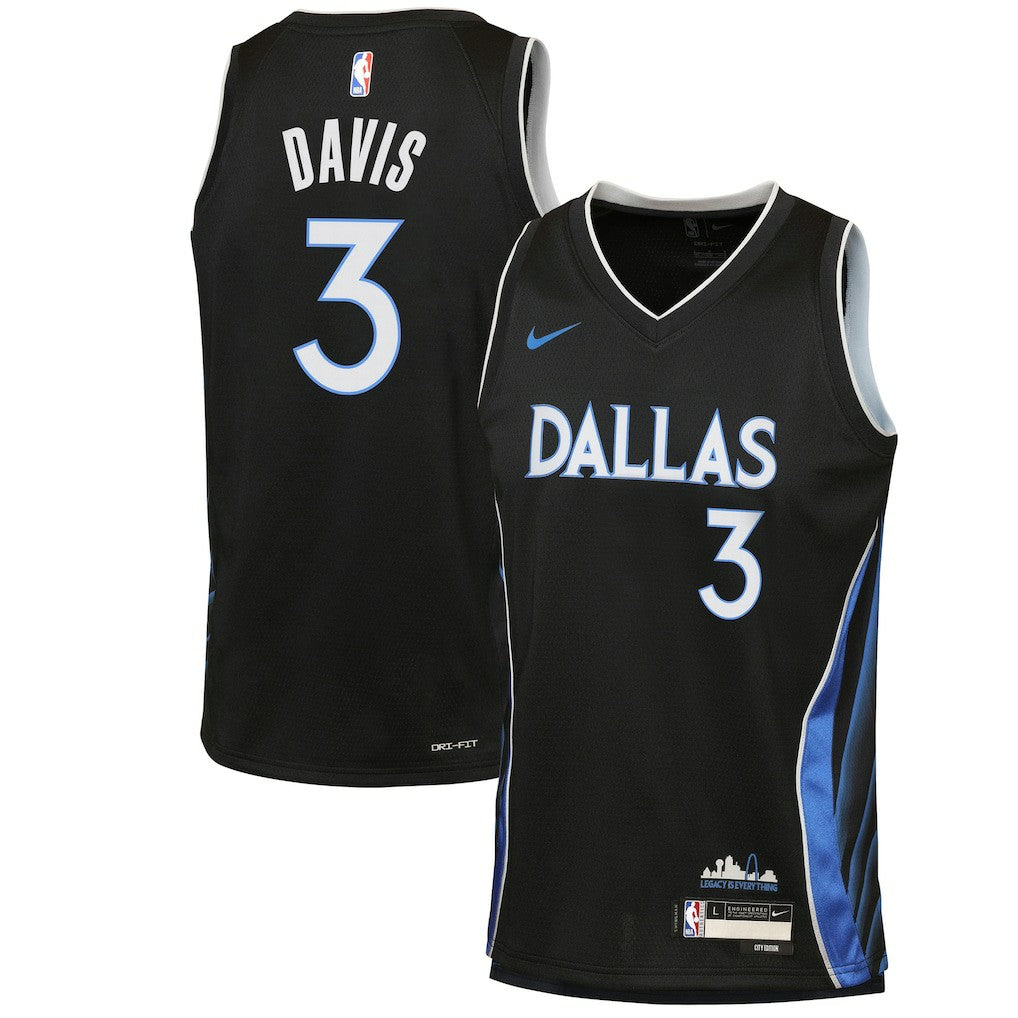 Anthony Davis Dallas Mavericks Youth 2025/26 City Edition Swingman Jersey sale Outlet