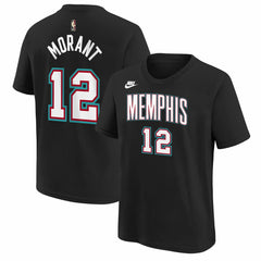Ja Morant Memphis Grizzlies Youth Name & Number T-Shirt Online