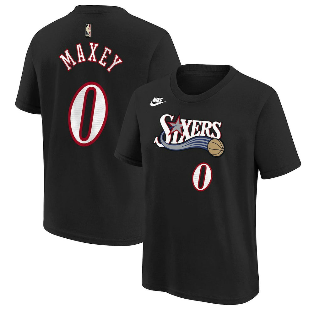 Tyrese Maxey Philadelphia 76ers Youth Name & Number T-Shirt On Sale