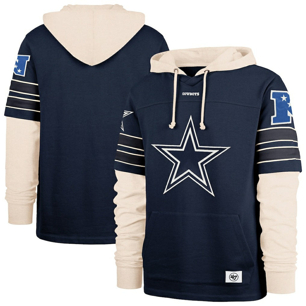 Dallas Cowboys 47 brand '47 Split Zone Cornerback Duo Hoodie