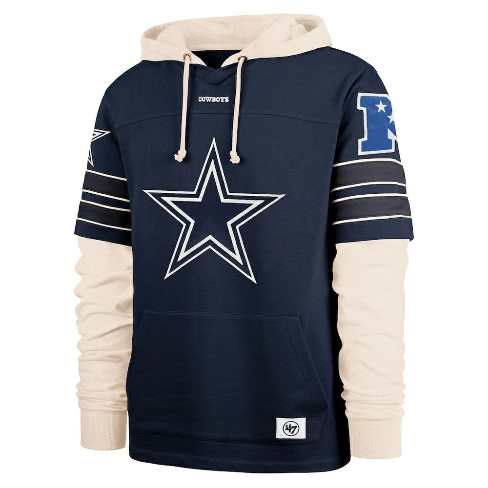 Dallas Cowboys 47 brand '47 Split Zone Cornerback Duo Hoodie