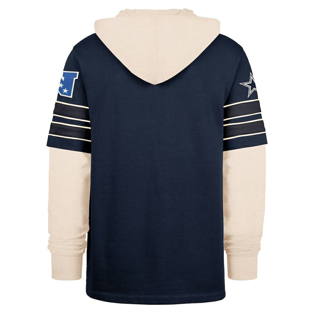 Dallas Cowboys 47 brand '47 Split Zone Cornerback Duo Hoodie