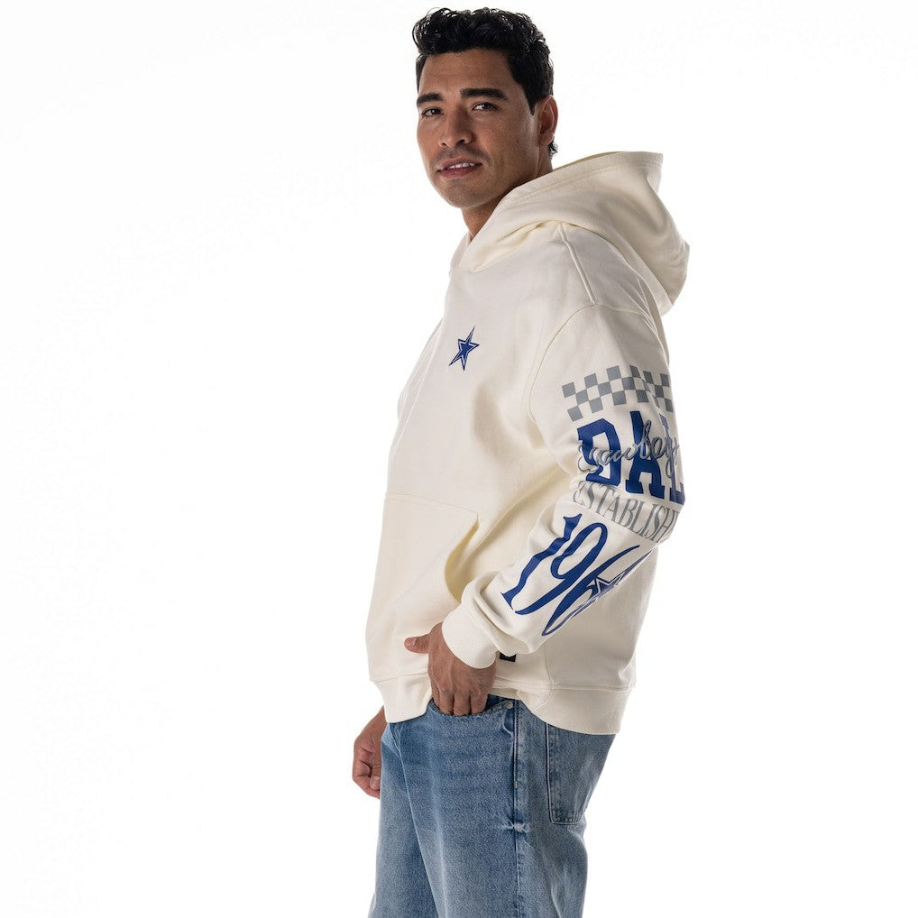 Dallas Cowboys  The Wild Collective Unisex Stacked Graphic Sleeve Fleece Hoodie