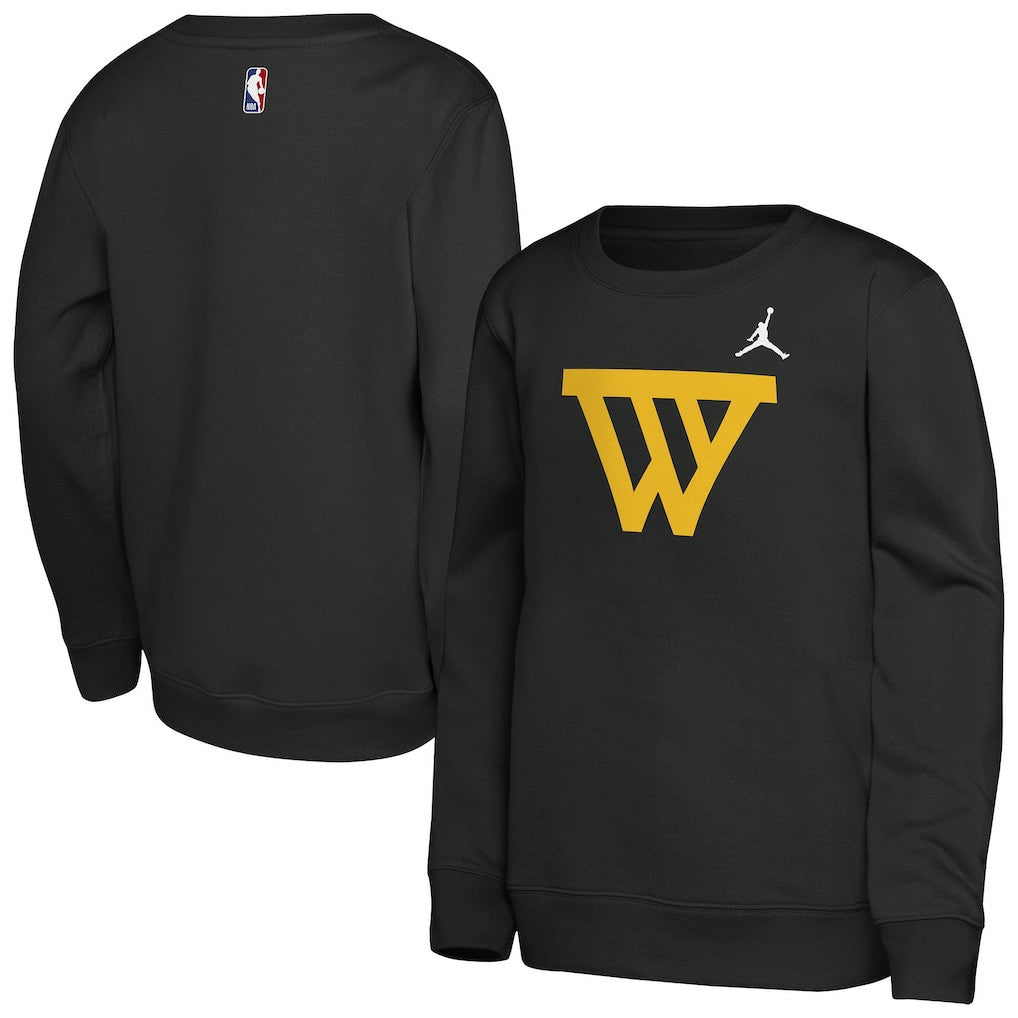 Golden State Warriors Jordan Brand Youth Courtside Statement Edition Sweatshirt sale New