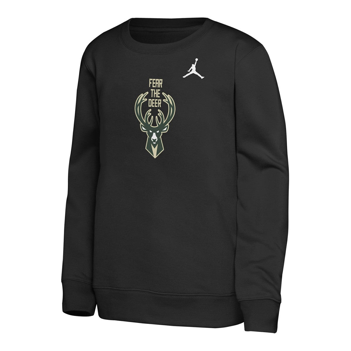 Milwaukee Bucks Jordan Brand Youth Courtside Statement Edition Sweatshirt On Sale