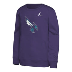 Charlotte Hornets Jordan Brand Youth Courtside Statement Edition Sweatshirt Discount