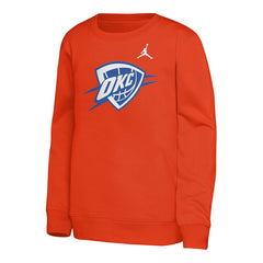 Oklahoma City Thunder Jordan Brand Youth Courtside Statement Edition Sweatshirt Discount