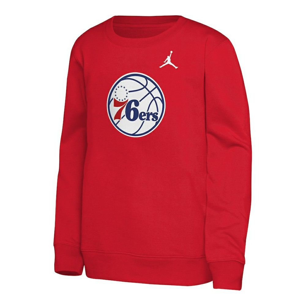 Philadelphia 76ers Jordan Brand Youth Courtside Statement Edition Sweatshirt On Sale