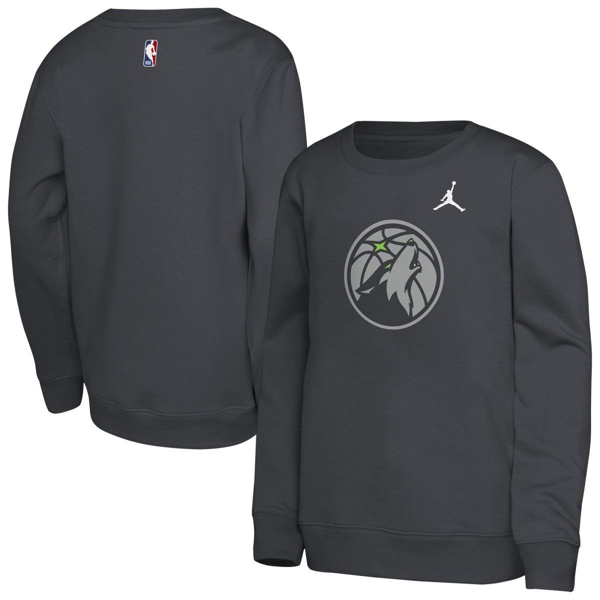 Minnesota Timberwolves Jordan Brand Youth Courtside Statement Edition Sweatshirt Discount