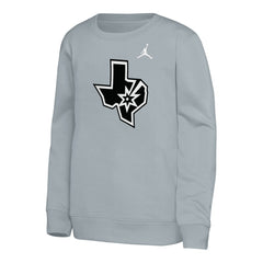 San Antonio Spurs Jordan Brand Youth Courtside Statement Edition Sweatshirt Outlet