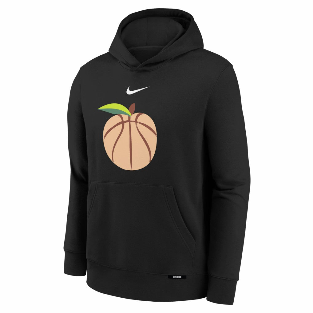 Atlanta Hawks Youth 2025/26 City Edition Club Fleece Pullover Hoodie Online