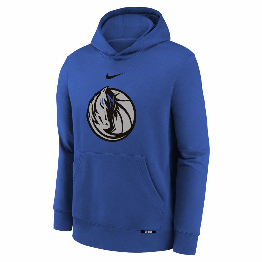 Dallas Mavericks Youth 2025/26 City Edition Club Fleece Pullover Hoodie sale New