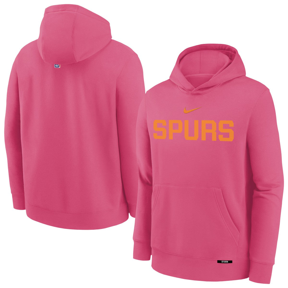 San Antonio Spurs Youth 2025/26 City Edition Club Fleece Pullover Hoodie Online