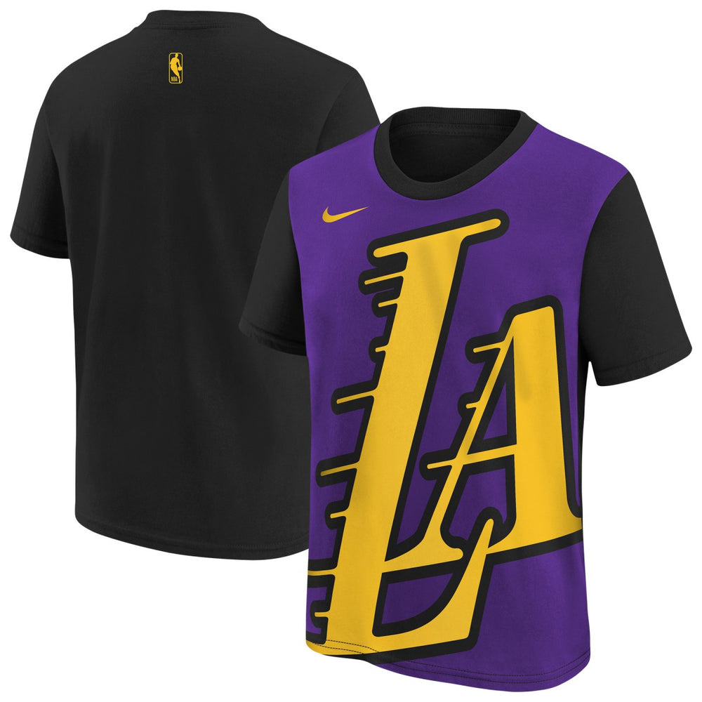Los Angeles Lakers Youth 2025/26 City Edition Max90 T-Shirt On Sale