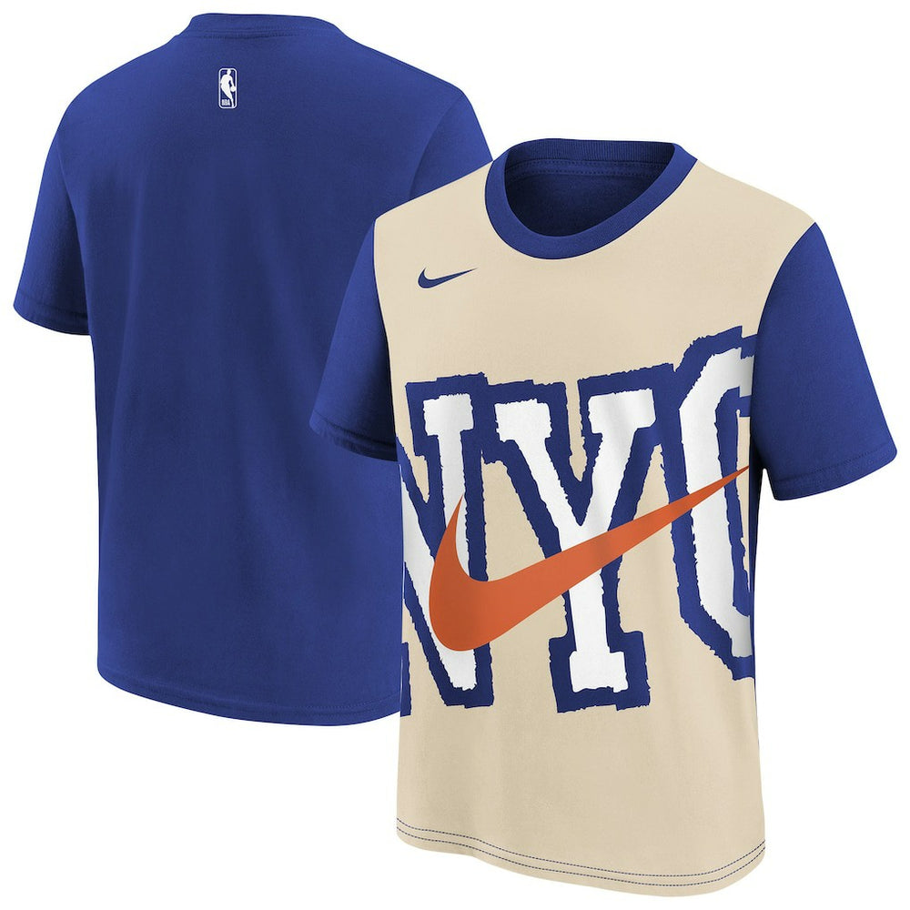 New York Knicks Youth 2025/26 City Edition Max90 T-Shirt Outlet
