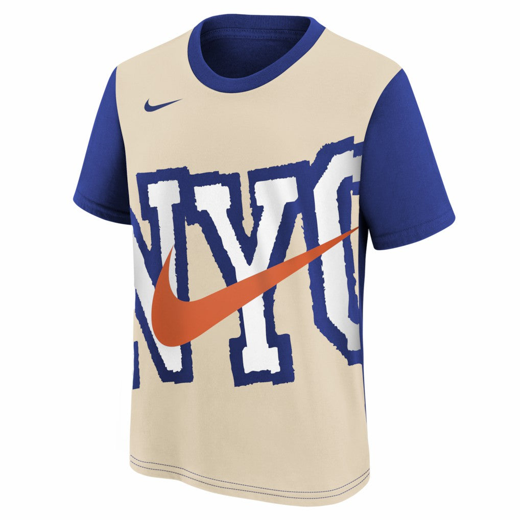 New York Knicks Youth 2025/26 City Edition Max90 T-Shirt Outlet