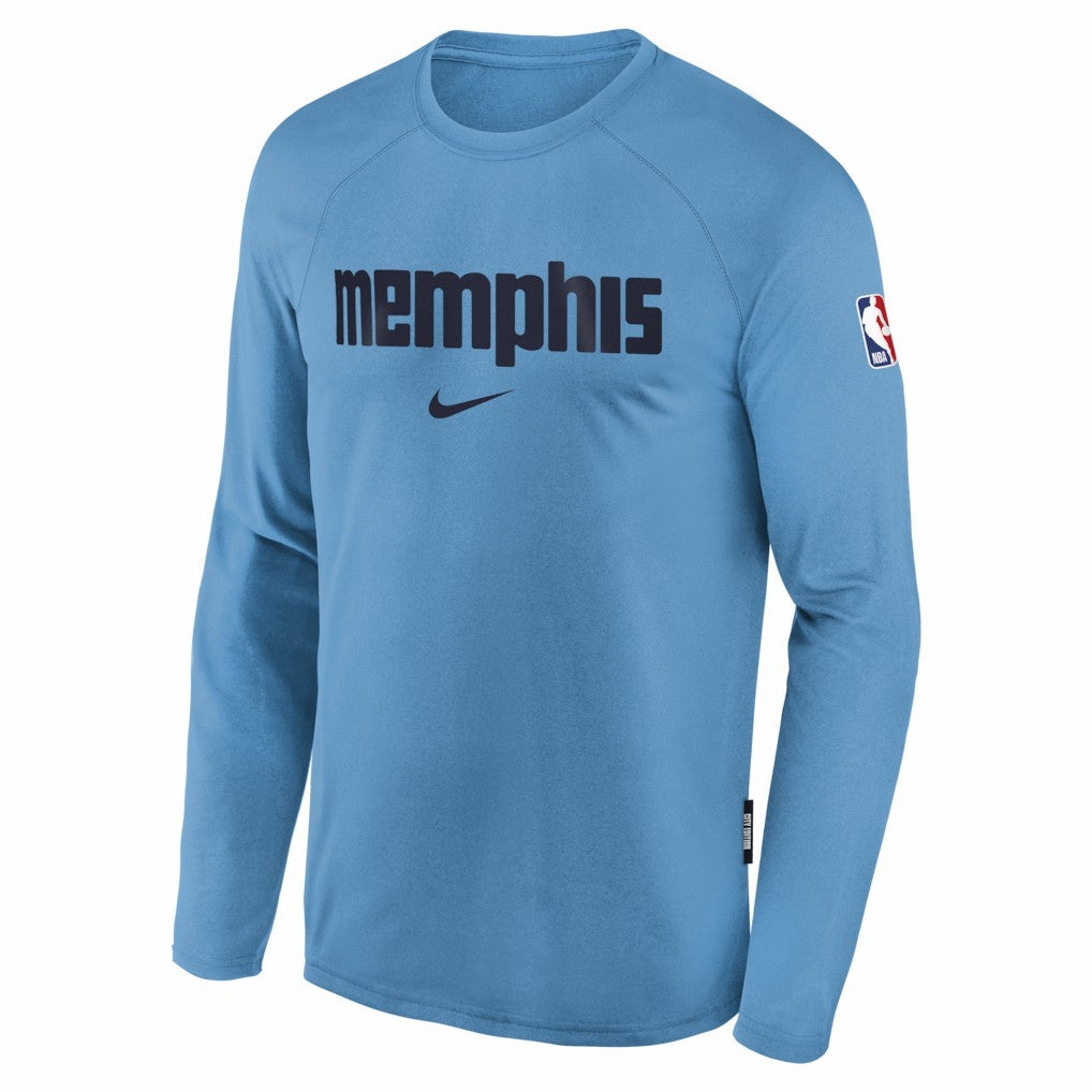 Memphis Grizzlies Youth 2025/26 City Edition Dri-Fit Long Sleeve Game Top For Sale