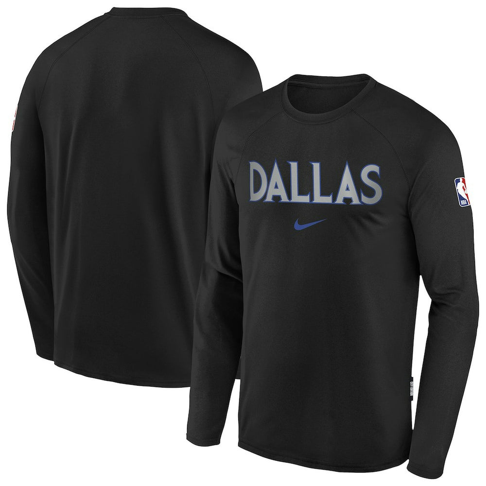 Dallas Mavericks Youth 2025/26 City Edition Dri-Fit Long Sleeve Game Top sale New