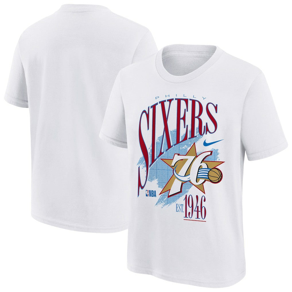 Philadelphia 76ers Youth Hardwood Classics Champs Max90 T-Shirt New