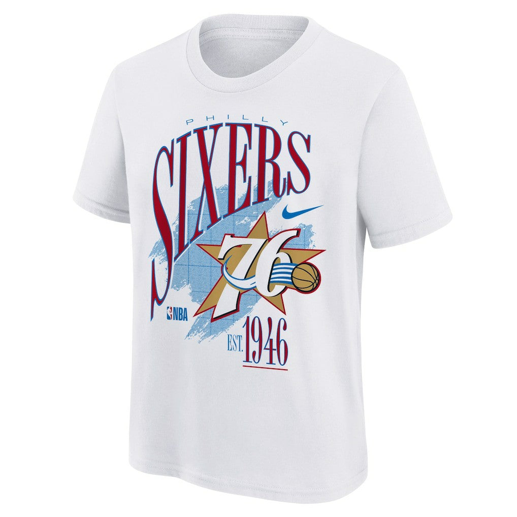 Philadelphia 76ers Youth Hardwood Classics Champs Max90 T-Shirt New