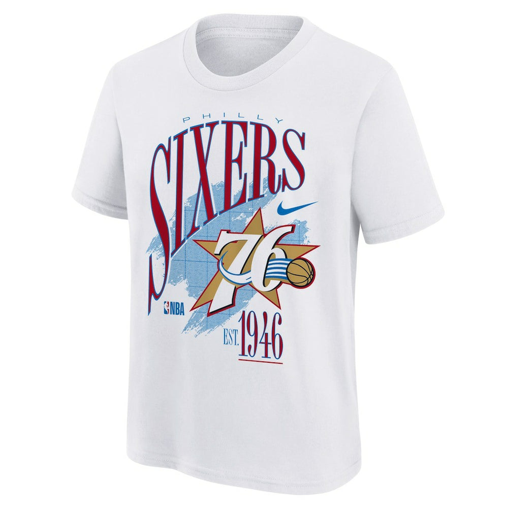 Philadelphia 76ers Youth Hardwood Classics Champs Max90 T-Shirt New