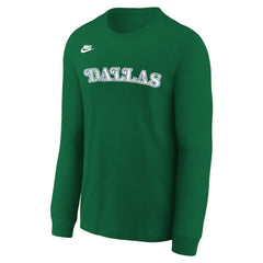 Dallas Mavericks Youth Hardwood Classics Essential Logo Max90 Long Sleeve T-Shirt sale New