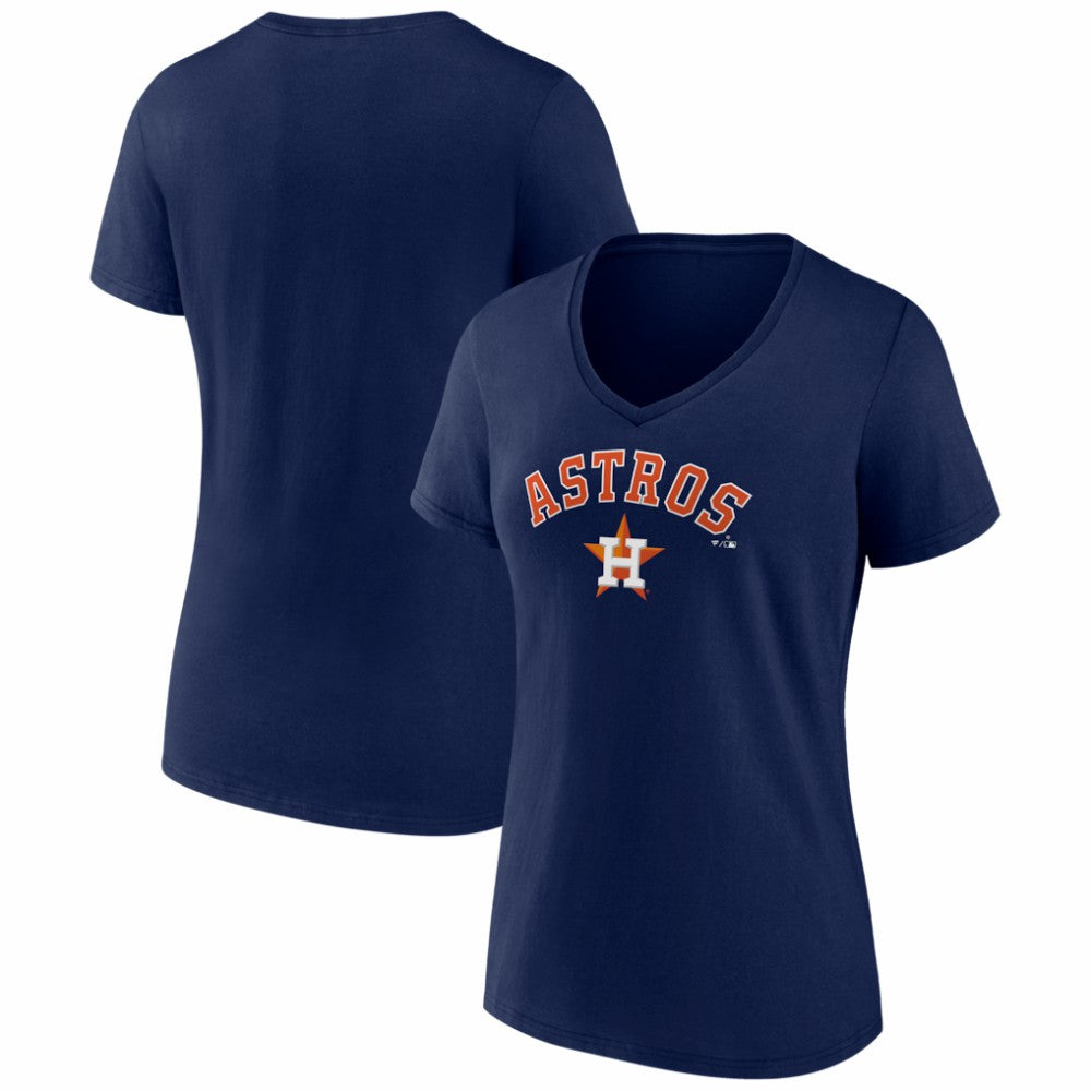 Houston Astros Women's Logo V-Neck T-Shirt | MLB Online