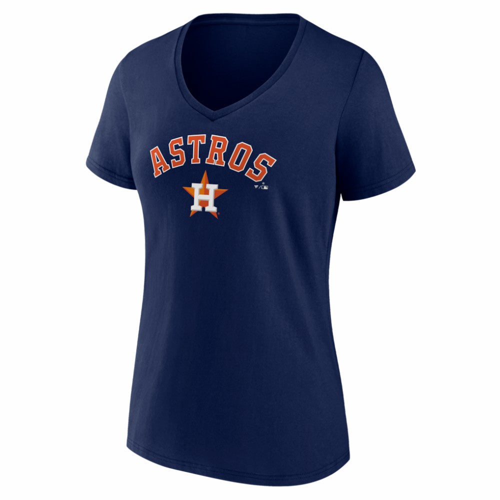 Houston Astros Women's Logo V-Neck T-Shirt | MLB Online