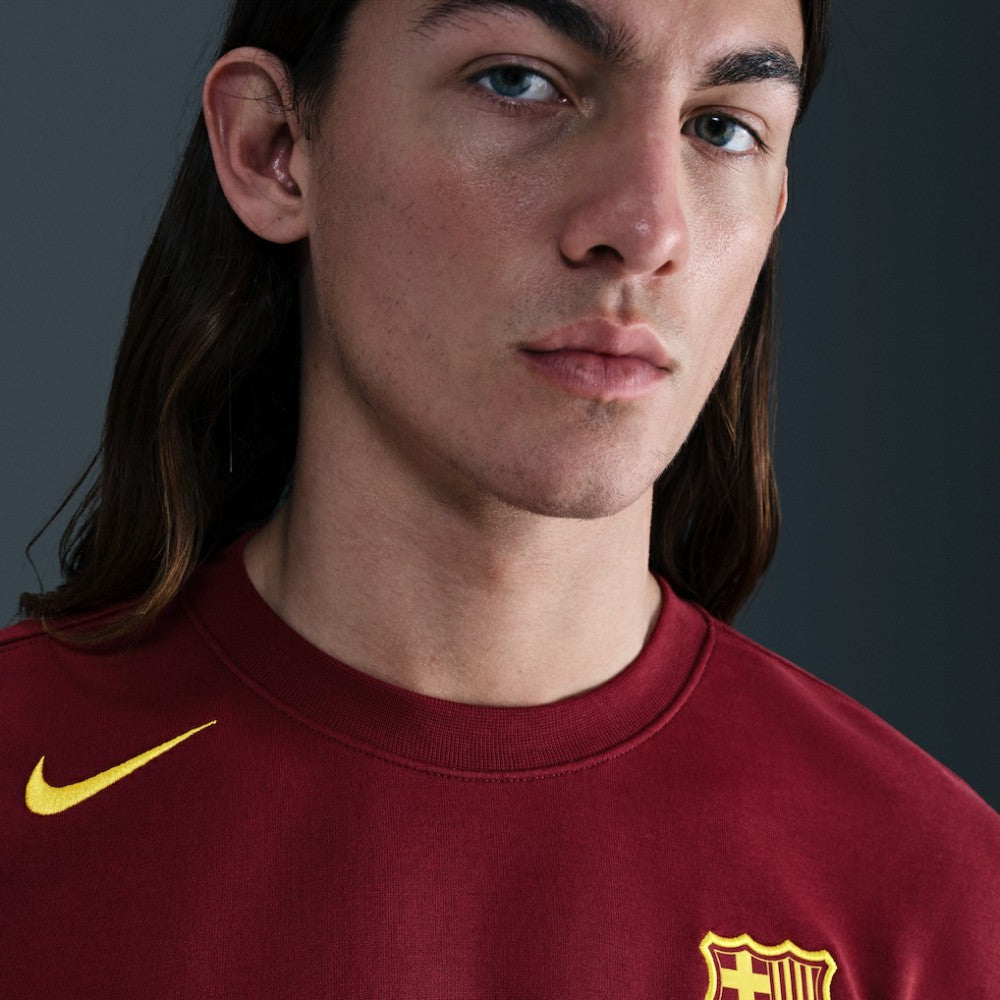 Barcelona Special Edition Club Fleece Sweatshirt Red - Nike