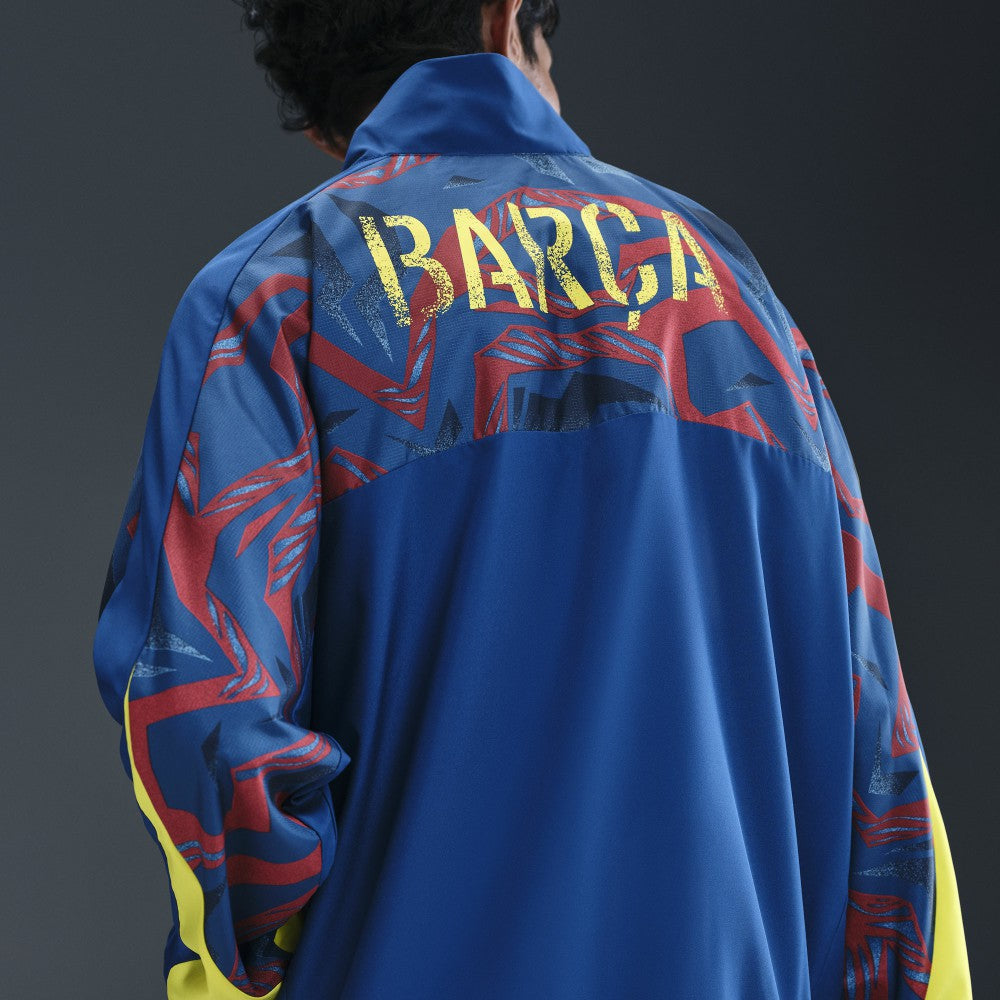Barcelona Special Edition Street Woven Full-Zip Jacket Blue - Nike