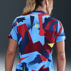 Barcelona Women's 2025/26 Academy Pro Pre-Match Performance Dri-FIT Top Blue - Nike