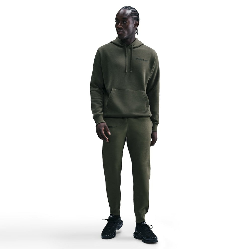 Paris Saint-Germain Club Fleece Hoodie Olive - Nike