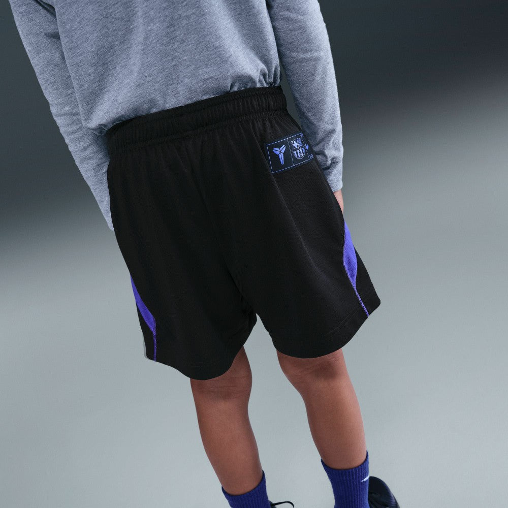 Barcelona Youth 2025/26 Away Kobe Fundamental Dri-FIT Shorts Black - Nike