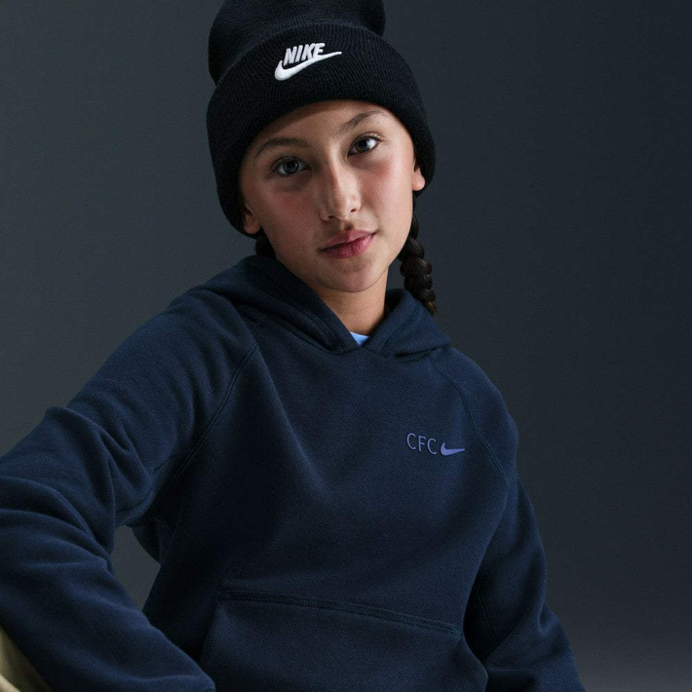 Chelsea Youth Air Raglan Hoodie Navy - Nike