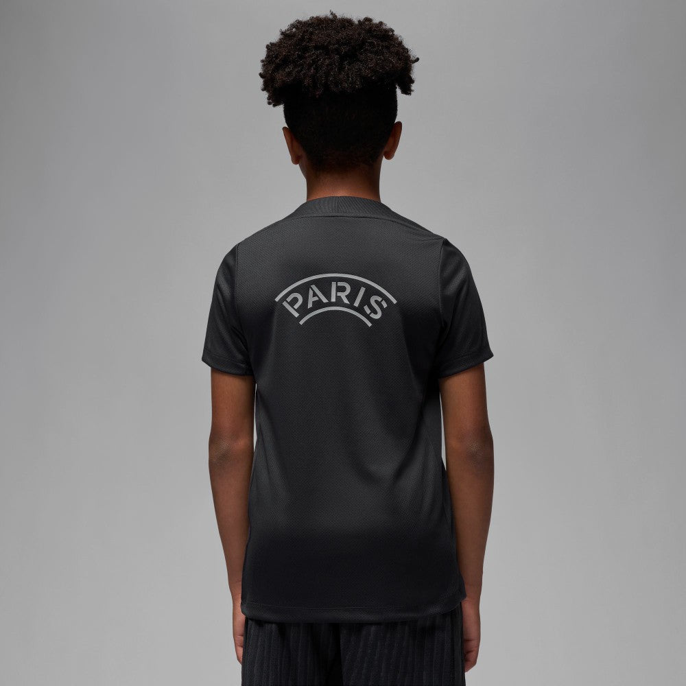 Paris Saint-Germain Jordan Brand Youth 2025/26 Strike Fourth Training Top Black - Jordan