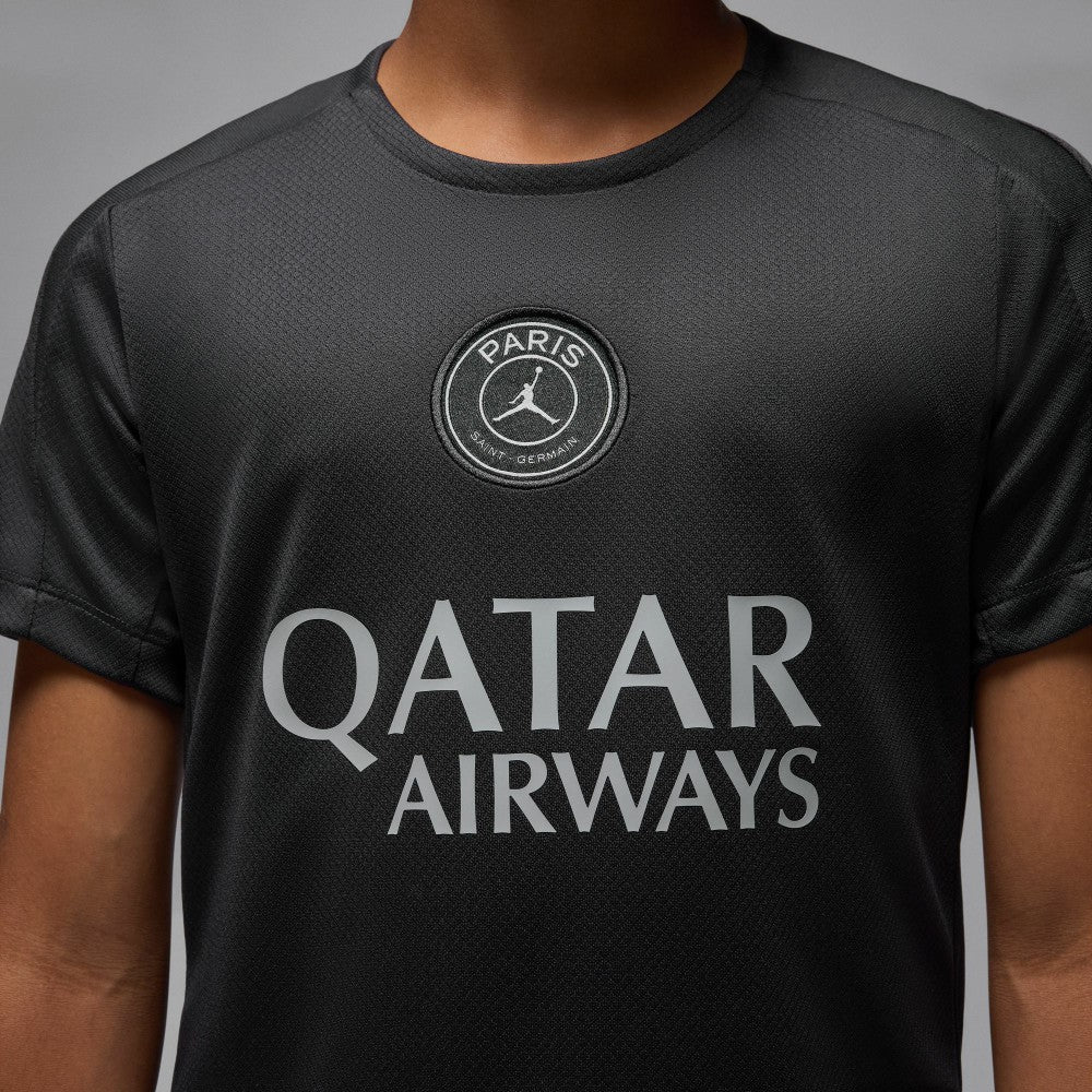 Paris Saint-Germain Jordan Brand Youth 2025/26 Strike Fourth Training Top Black - Jordan