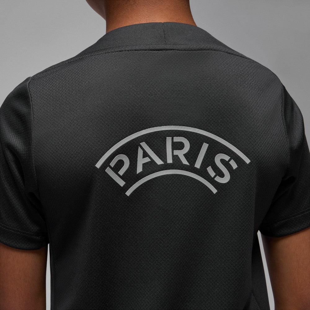 Paris Saint-Germain Jordan Brand Youth 2025/26 Strike Fourth Training Top Black - Jordan