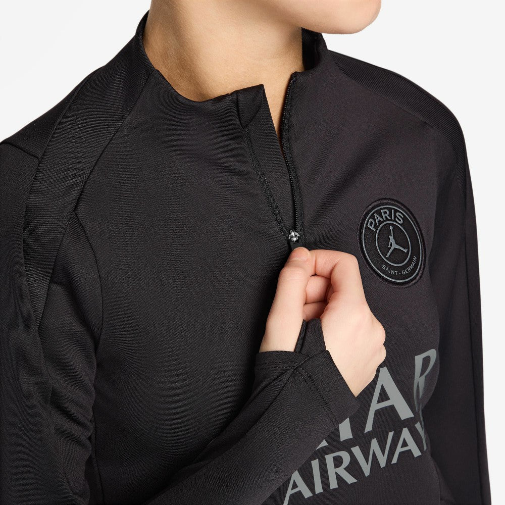 Paris Saint-Germain Jordan Brand Youth 2025/26 Fourth Strike Training Drill Top Black - Jordan