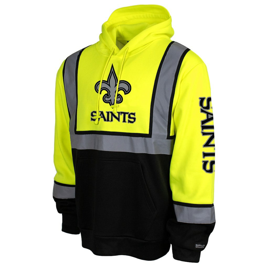 New Orleans Saints  High-Visibility Safety Hooded Sweatshirt