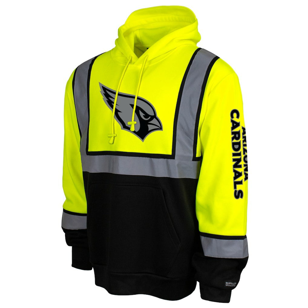 Arizona Cardinals  High-Visibility Safety Hooded Sweatshirt