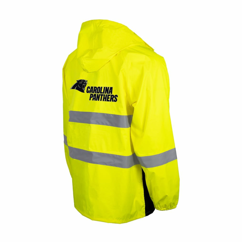 Carolina Panthers  Hi-Vis Safety Waterproof Rainshell Full-Zip Hooded Jacket
