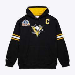Mario Lemieux Pittsburgh Penguins Mitchell & Ness 1992 Name & Number Premium Pullover Hoodie Outlet