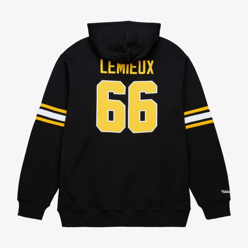 Mario Lemieux Pittsburgh Penguins Mitchell & Ness 1992 Name & Number Premium Pullover Hoodie Outlet