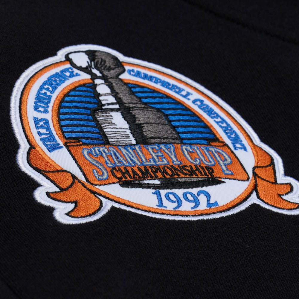 Mario Lemieux Pittsburgh Penguins Mitchell & Ness 1992 Name & Number Premium Pullover Hoodie Outlet