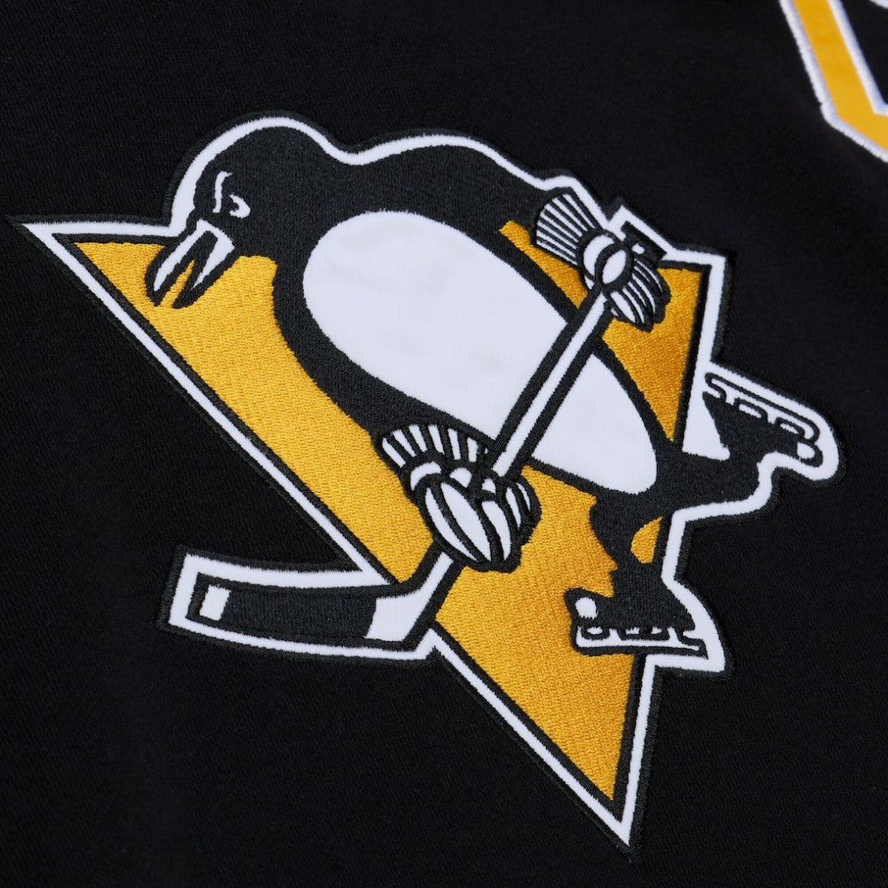 Mario Lemieux Pittsburgh Penguins Mitchell & Ness 1992 Name & Number Premium Pullover Hoodie Outlet