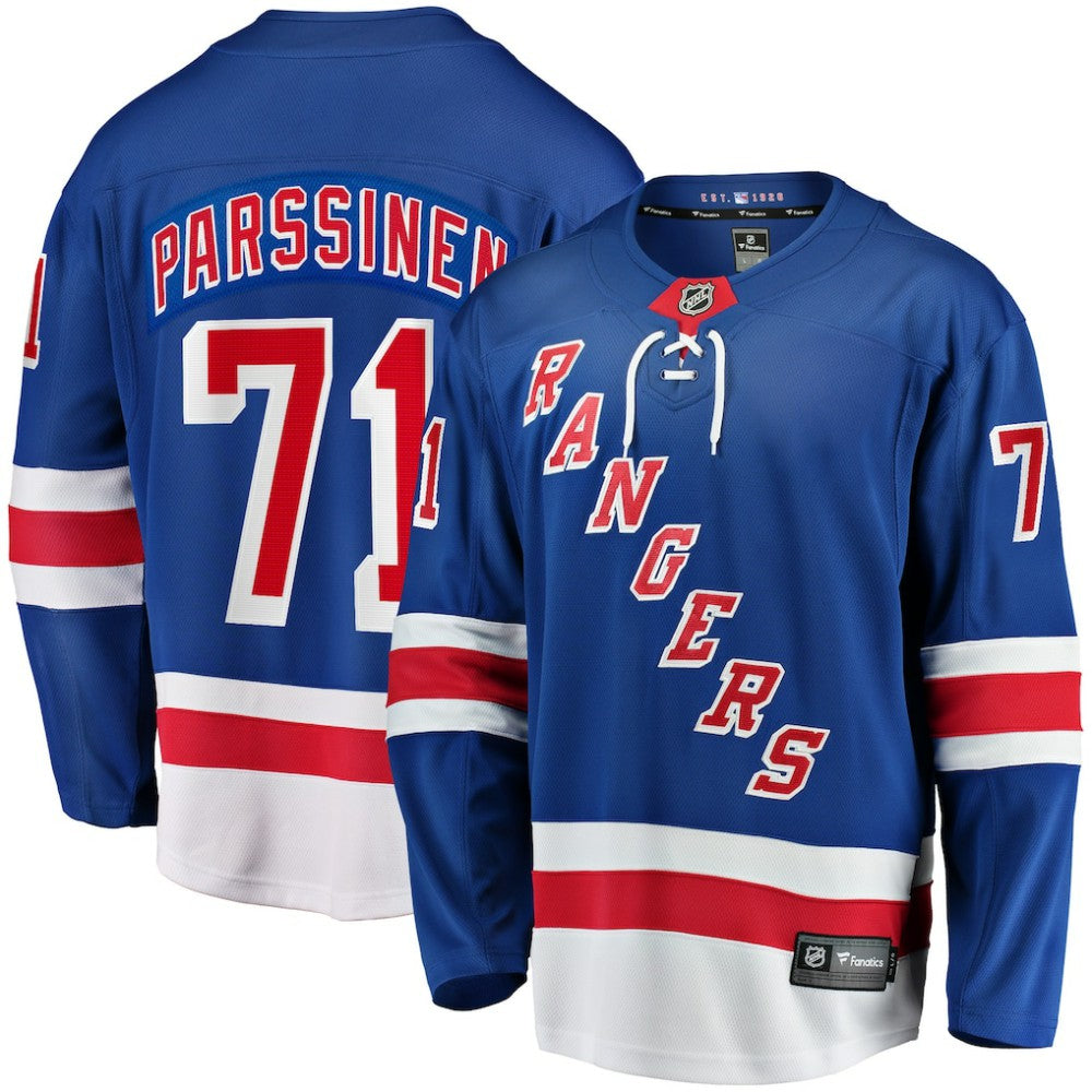 Juuso Parssinen New York Rangers Fanatics Home Breakaway Jersey Discount