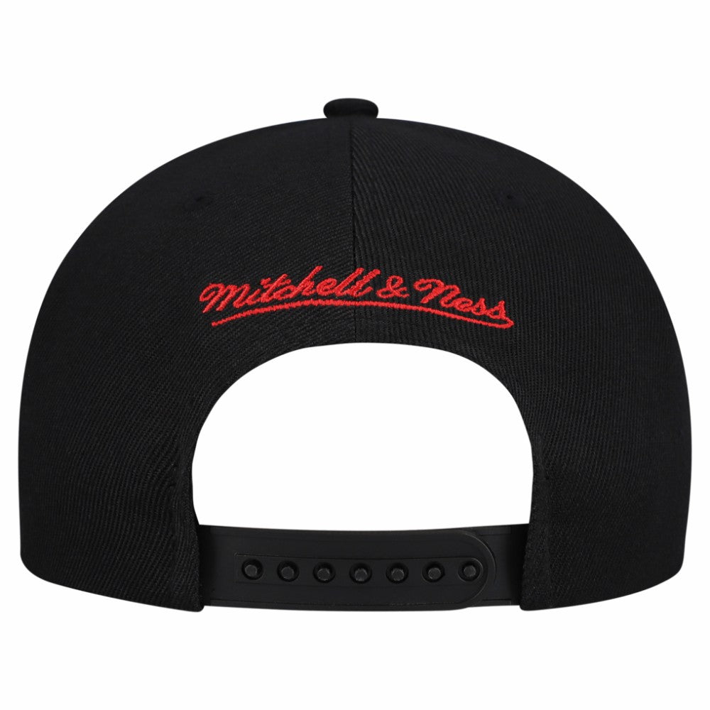 Buffalo Sabres Mitchell & Ness Retro Script Colorblock Snapback Hat Outlet