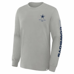Dallas Cowboys Fanatics Big & Tall Clock Management Legacy Long Sleeve T-Shirt
